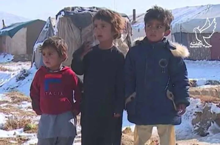 سرمای کابل و وضعیت آوارگان در یکی از کمپ‌های افغانستان